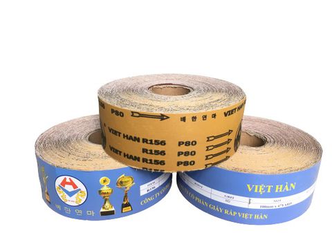 Nhám cuộn Việt Hàn R156 - Chi Nhánh - Công Ty Cổ Phần Giấy Ráp Việt Hàn